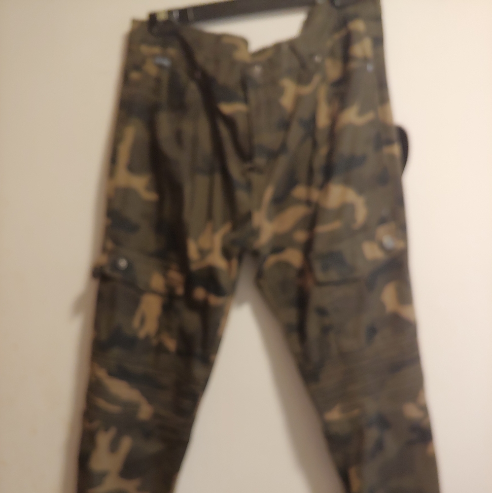 Camouflage Stretch Skinny Jeans